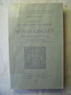 Histoire du chevalier des Grieux et de Manon Lescaut