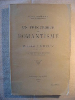 Un précurseur du romantisme, Pierre Lebrun