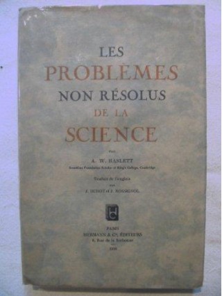 Les problèmes non résolus de la science