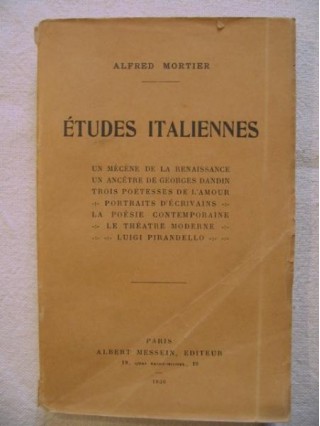 Etudes italiennes