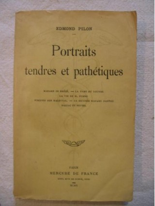 Portraits tendres et pathétiques