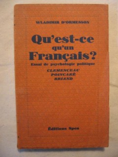 Qu'est-ce qu'un français?