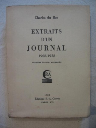 Extraits d'un journal (1908-1928)