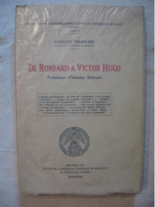 De Ronsard à Victor Hugo