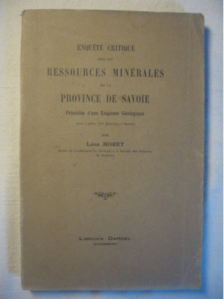 Enquête critique sur les sources minérales de la province de Savoie