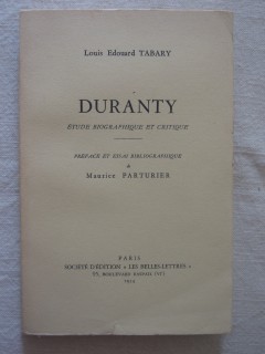 Duranty, étude biographique et critique