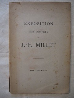 Exposition des oeuvres de J.F. Millet