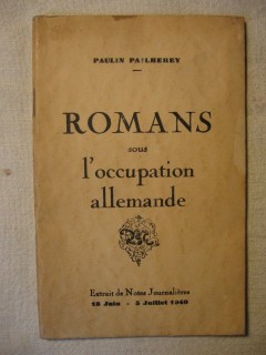 Romans sous l'occupation allemande