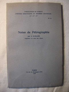 Notes de pétrographie