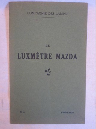 Le luxmètre Mazda