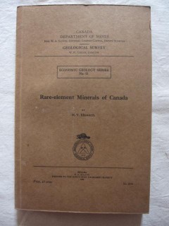 Rare-element minerals of Canada