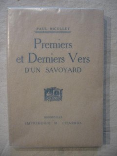 Premiers et derniers vers d'un savoyard