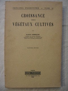 Croissance des végétaux cultivés