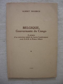 Belgique, gouvernante du Congo