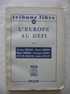 L'Europe au défi