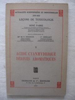 Acides cyanhydrique dérivés aromatiques, tome V