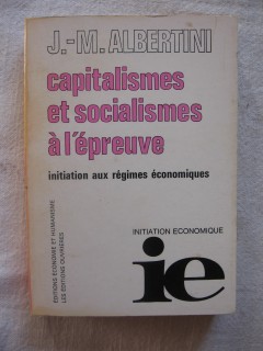 Capitalismes et socialismes à l'épreuve