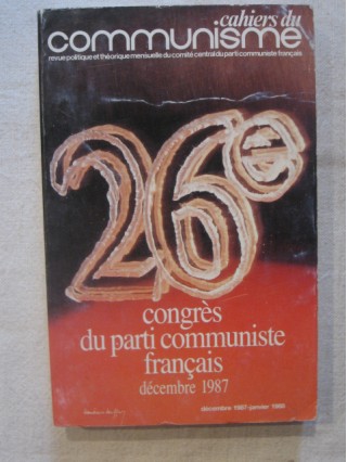 cahiers du communisme, 26e congrés du PC