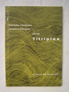 Méthodes d'analyse complexométriques par les Titriplex