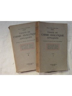 Traité de chimie analytique appliquée