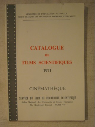 Catalogue de film scientifique