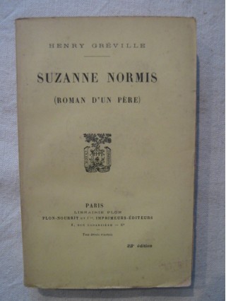 Suzanne Normis (roman d'un père)