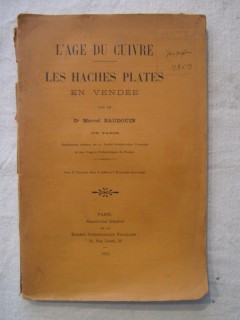 L'âge du cuivre, les haches plates en Vendée