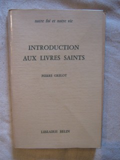 Introduction aux livres saints