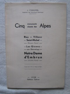 Cinq monuments classés des Alpes