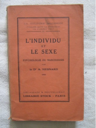 L'individu et le sexe, psychologie du narcissisme