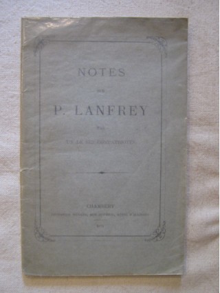 Notes sur P. Lanfrey
