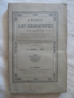 L'école des communes, revue administrative