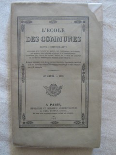 L'école des communes, revue administrative