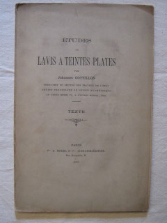 Etudes de lavis à teintes plates