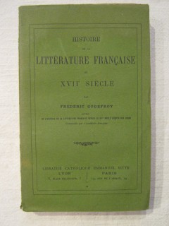 Histoire de la littérature française au XVIIe siècle