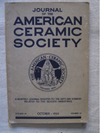 The journal of the american ceramic society