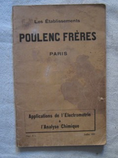 Applications de l'électrométrie à l'analyse chimique