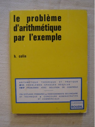 Le problème d'arithmétique par l'exemple