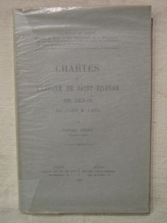 Chartes de l'abbeye de Saint Pierre de Dijon de 1155 à 1200