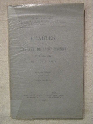 Chartes de l'abbeye de Saint Pierre de Dijon de 1155 à 1200