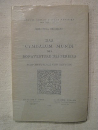 Das Cymbalum mundi des Bonaventure des Periers