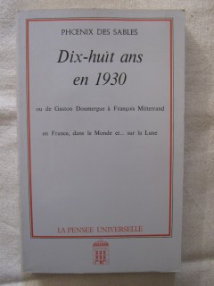 Dix huit ans en 1930