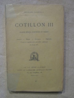 Cotillon III, Jeanne Béqus comtesse du Barry