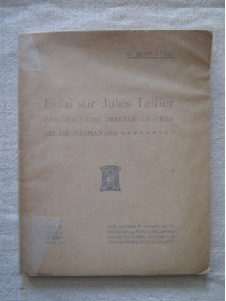 Essai sur Jules Tellier