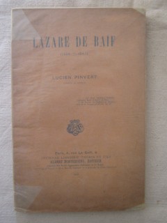 Lazare de Baif (1496? - 1547)