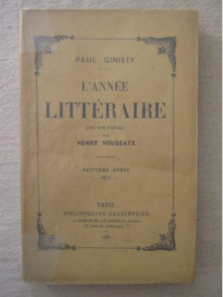 L'année littéraire