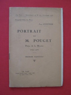 Portrait de M. Pouget, prêtre de la mission, premier fascicule