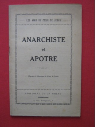 Anarchiste et apotre