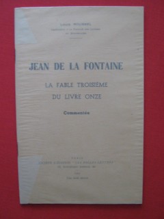 Jean de la Fontaine, la fable troisième du livre onze commentée