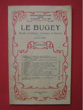 Le Bugey, 73e fascicule